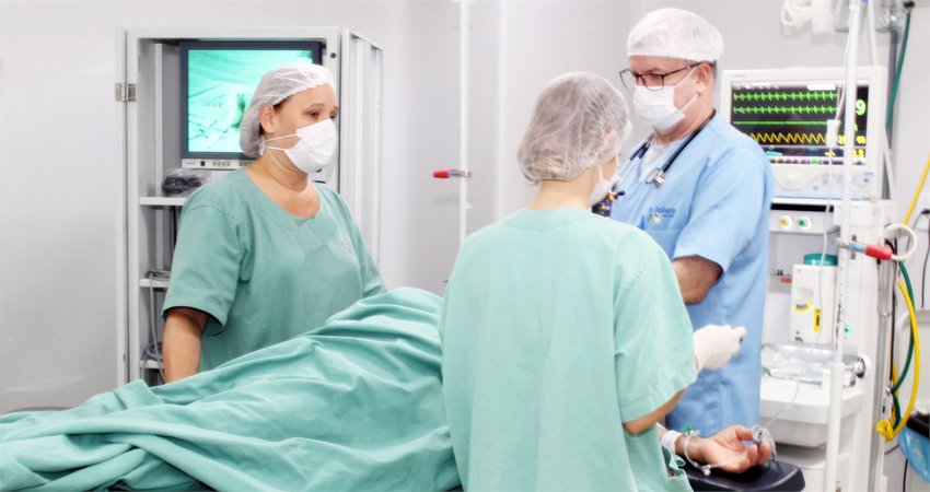 Procedimentos cirúrgicos do Hospital Dom Orione seguem o protocolo de segurança.