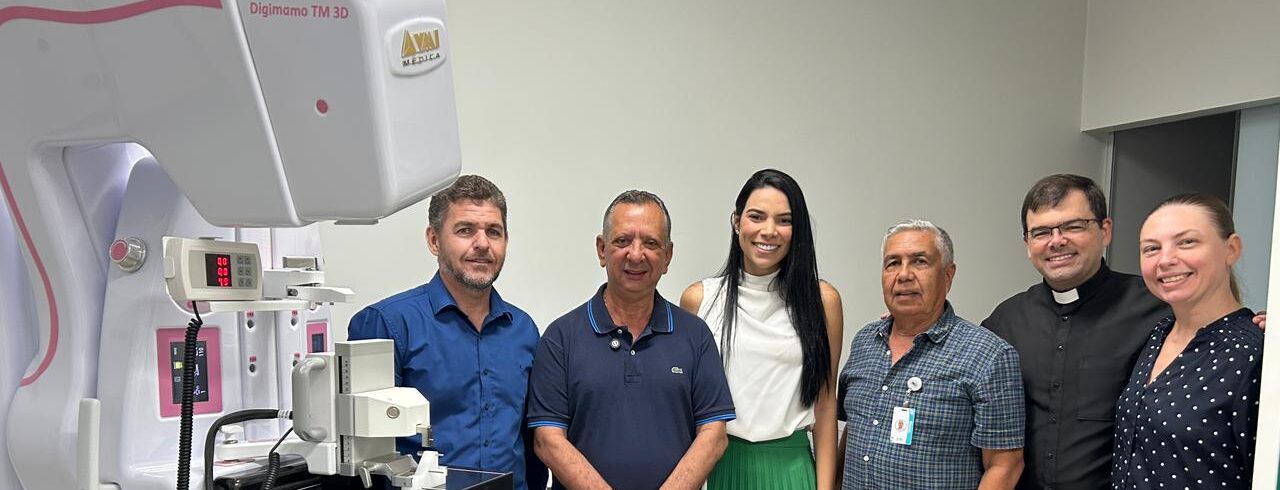 Deputado federal Toinho Andrade visita o Hospital Dom Orione e conhece novo mamógrafo digital